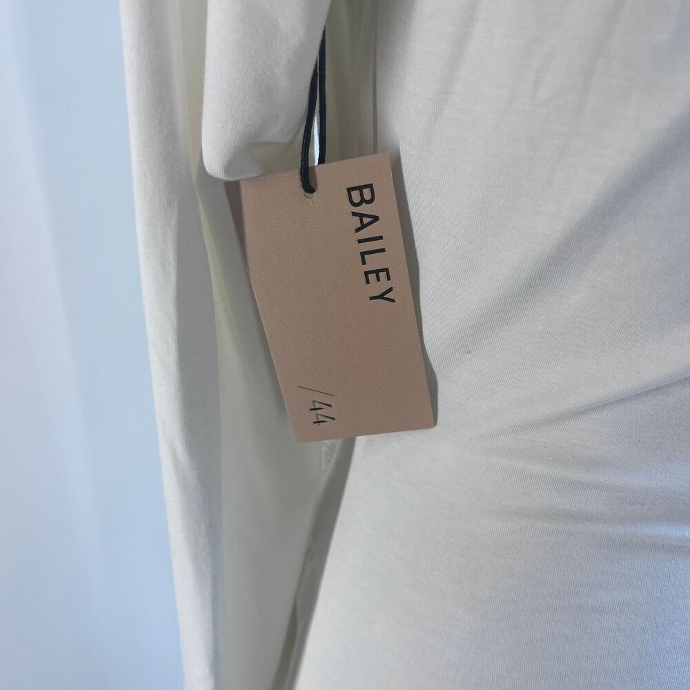 Bailey 44 Burman Dress in To Be Me Crème Long Sleeve Halter Sz Medium NWT - Picture 10 of 10